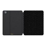 On the Dot | Black Polka Dot iPad Case