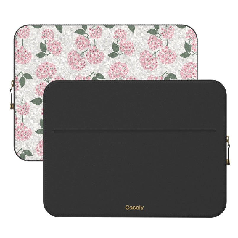 Nantucket Cottage | Pink Hydrangea Laptop Case