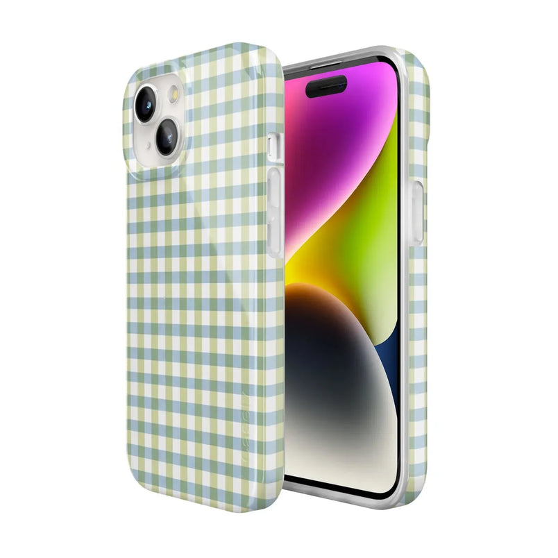 Pastel Picnic | Blue & Green Gingham Case