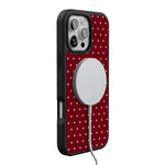 On the Dot | Maroon Polka Dot Case