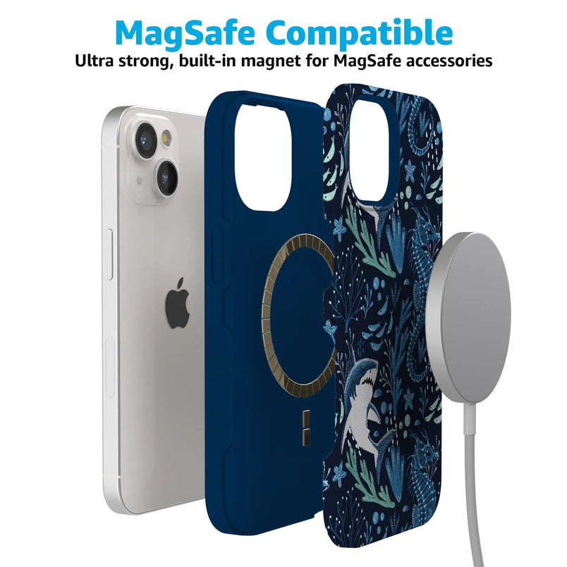Midnight Reef | Shark Print Case