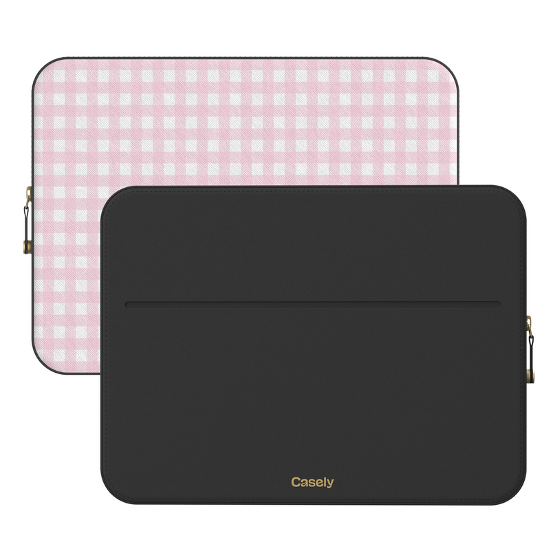 Pink Plaid | Sunday Best Laptop Case