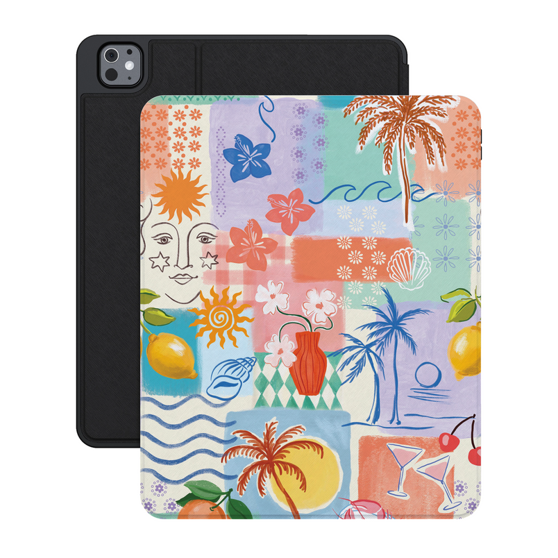Tropical Heat | Beachy Collage iPad Case