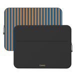 Go New York | Blue & Orange Stripes Laptop Case