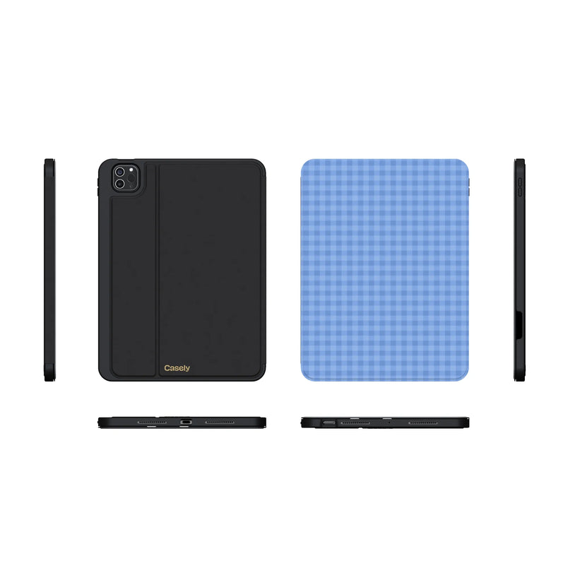 Sweet Jam | Blue Gingham iPad Case