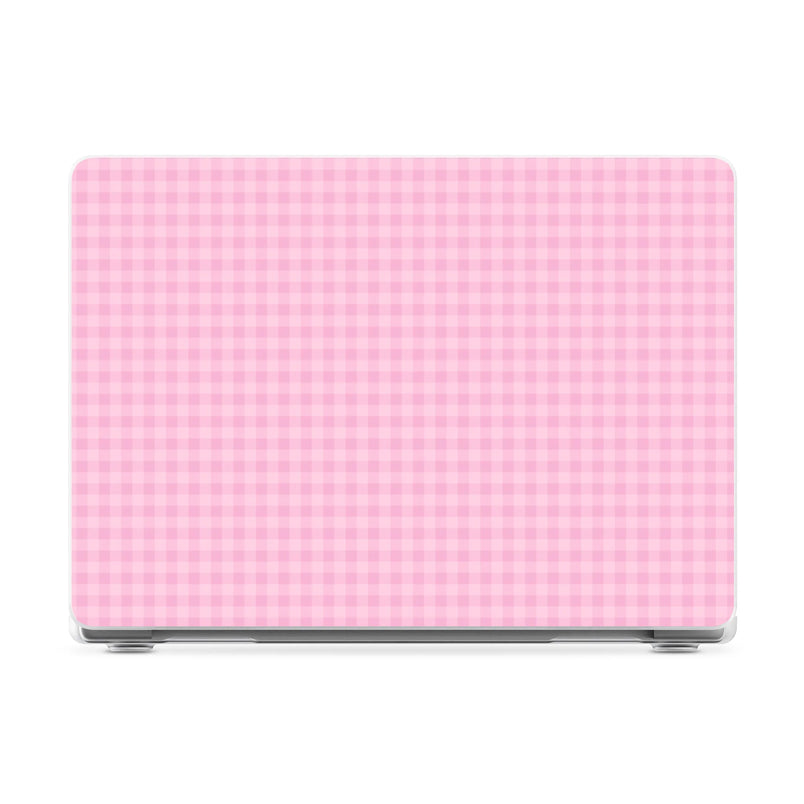 Sweet Jam | Light Pink Gingham Laptop Shell - 14" MacBook Pro