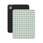 Pastel Picnic | Blue & Green Gingham iPad Case