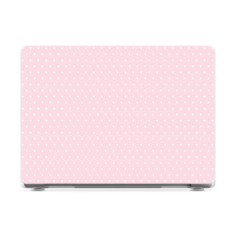 On the Dot | Pink & White Polka Dot Laptop Shell - 13.6" MacBook Air