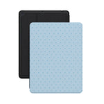 On the Dot | Blue Monochrome Polka Dot iPad Case - iPad 10.2" (7/8/9th Gen)