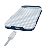 Pastel Picnic | Blue Gingham Case