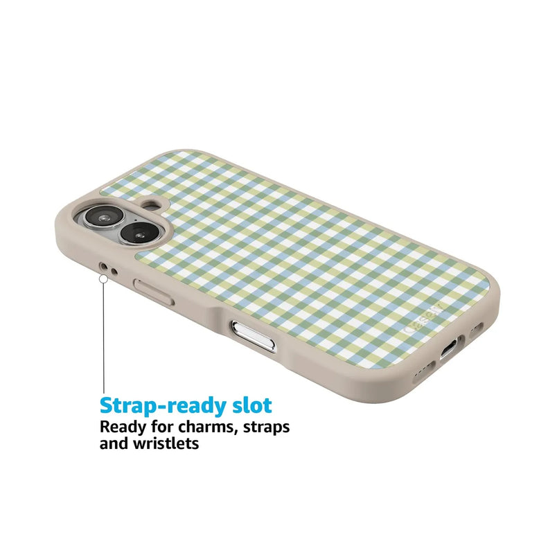 Pastel Picnic | Blue & Green Gingham Case