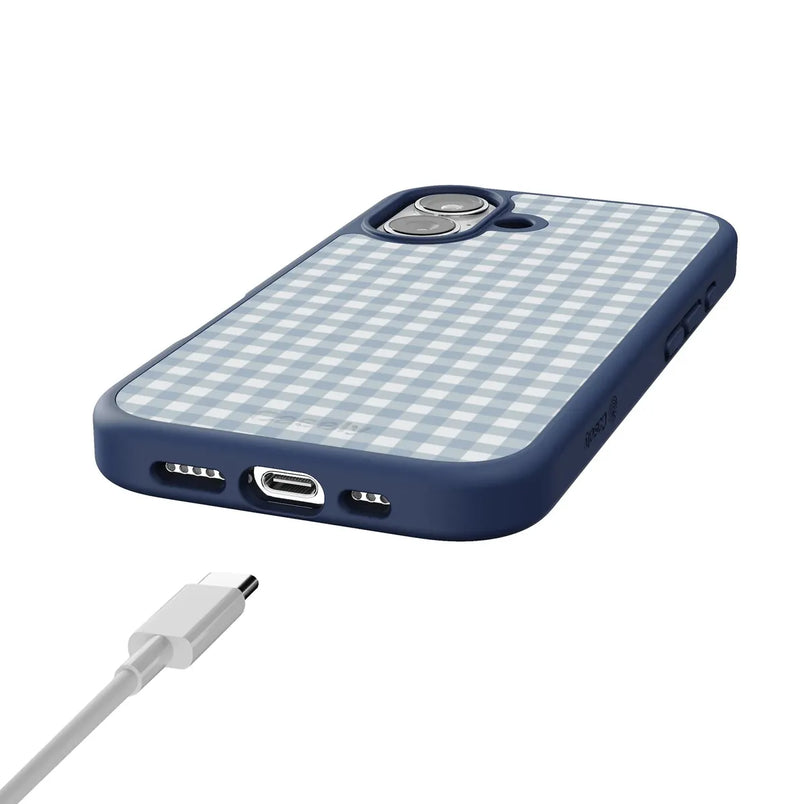 Pastel Picnic | Blue Gingham Case