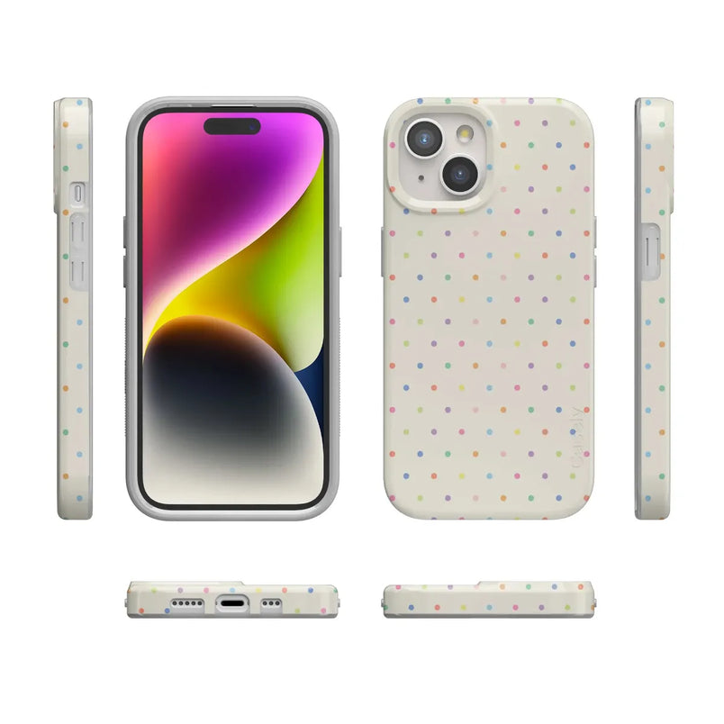 On the Dot | Rainbow Polka Dot Case
