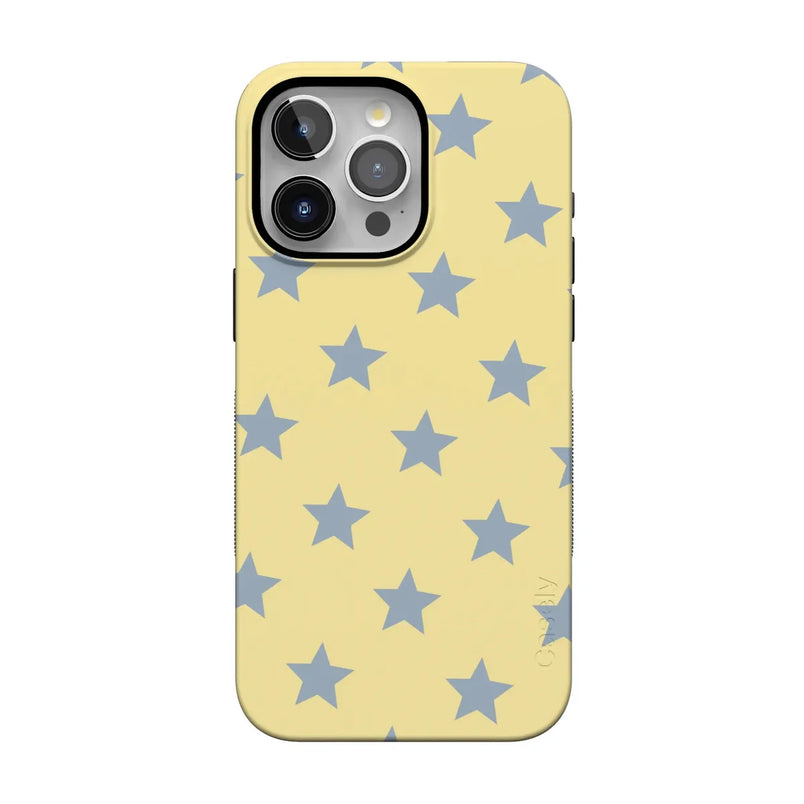 Shine Bright | Butter Yellow Stars Case - iPhone 15 Pro