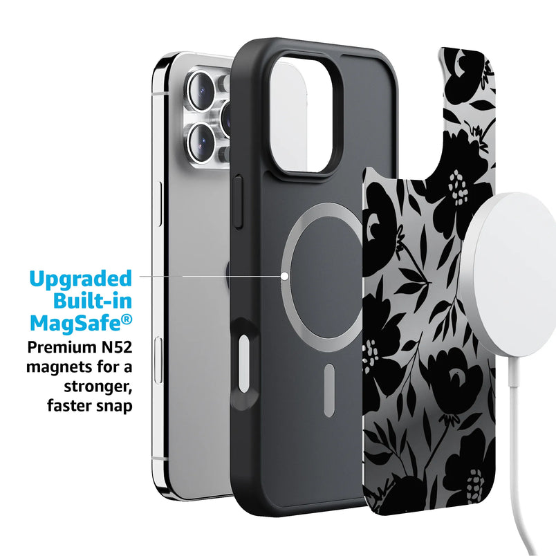 Dark Fantasy | Contrast Floral Case