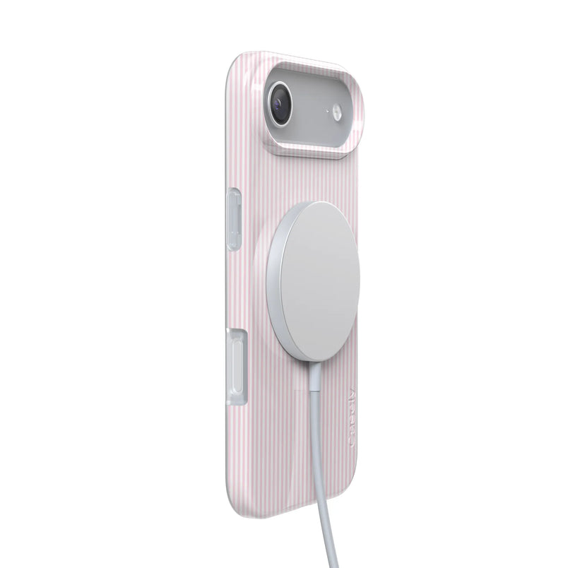 Stripes and the City | Light Pink Pinstripe Case