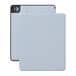 Stripes and the City | Light Blue Pinstripe iPad Case