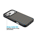 Go New York | Blue & Orange Stripes Case