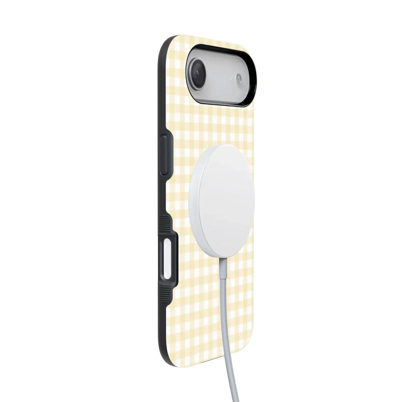 Pastel Picnic | Yellow Gingham Case