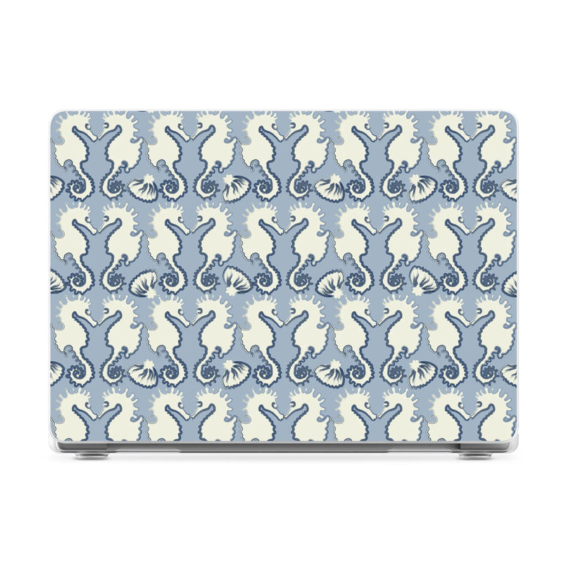 Seahorse Drift | Coastal Blues Laptop Shell - 16" MacBook Pro
