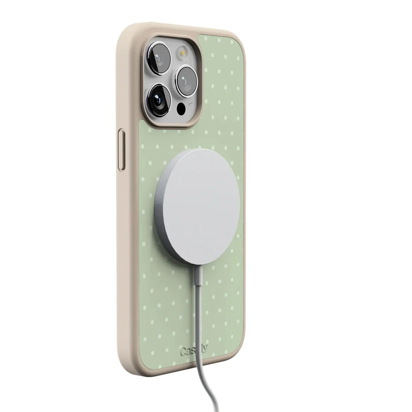 On the Dot | Green Polka Dot Case