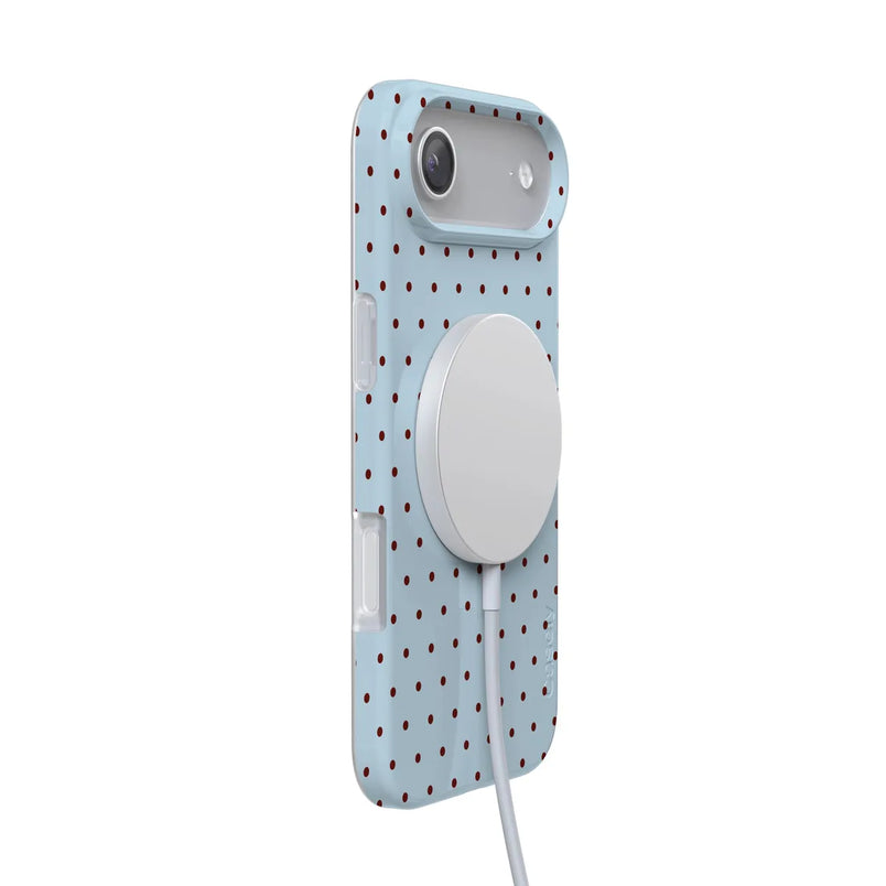On the Dot | Blue Polka Dot Case