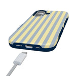 Coastline Stripes | Blue & Yellow Case
