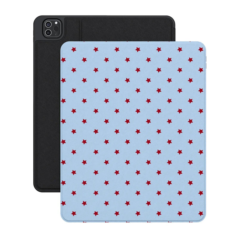 Tiny Stars | Red & Blue iPad Case