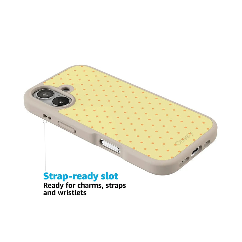 On the Dot | Yellow Polka Dot Case