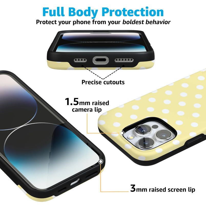 Spotted in SoHo | Yellow Polka Dot Case
