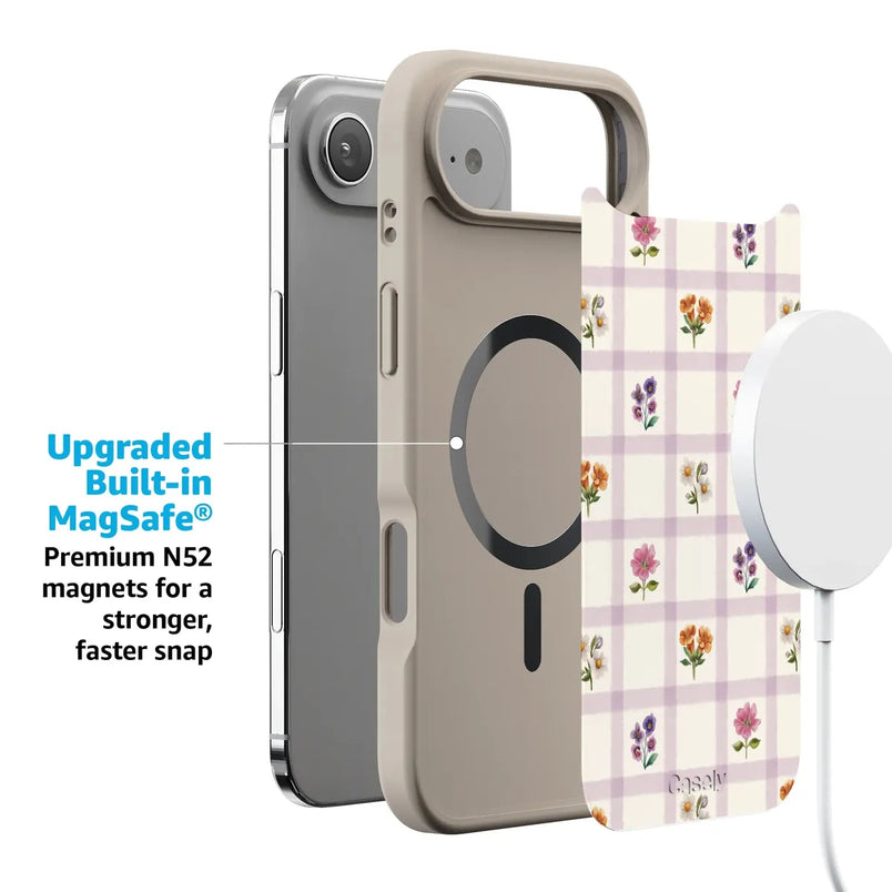 Meadow Check | Floral Gingham Case