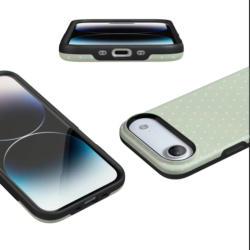 On the Dot | Green Polka Dot Case