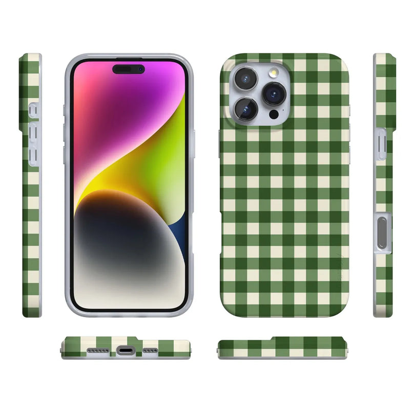 Checked Twice | Green Plaid Case