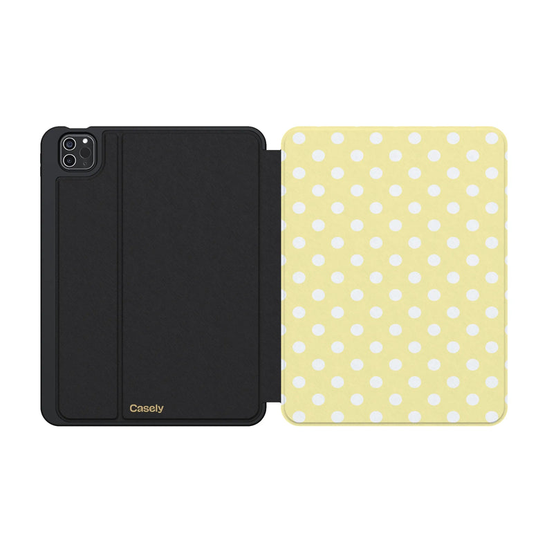 Spotted in SoHo | Yellow Polka Dot iPad Case