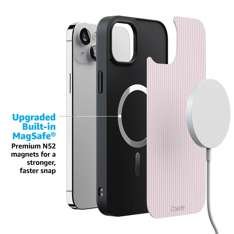 Stripes and the City | Light Pink Pinstripe Case
