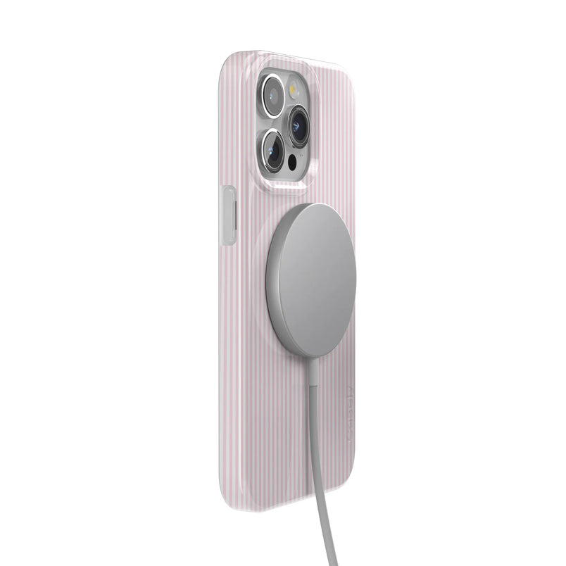 Stripes and the City | Light Pink Pinstripe Case