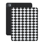 Salem's Hex | Black & White Checkered iPad Case