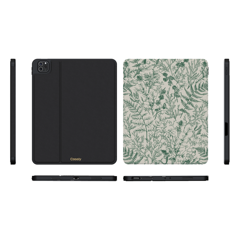 Sage Garden | Green Floral iPad Case