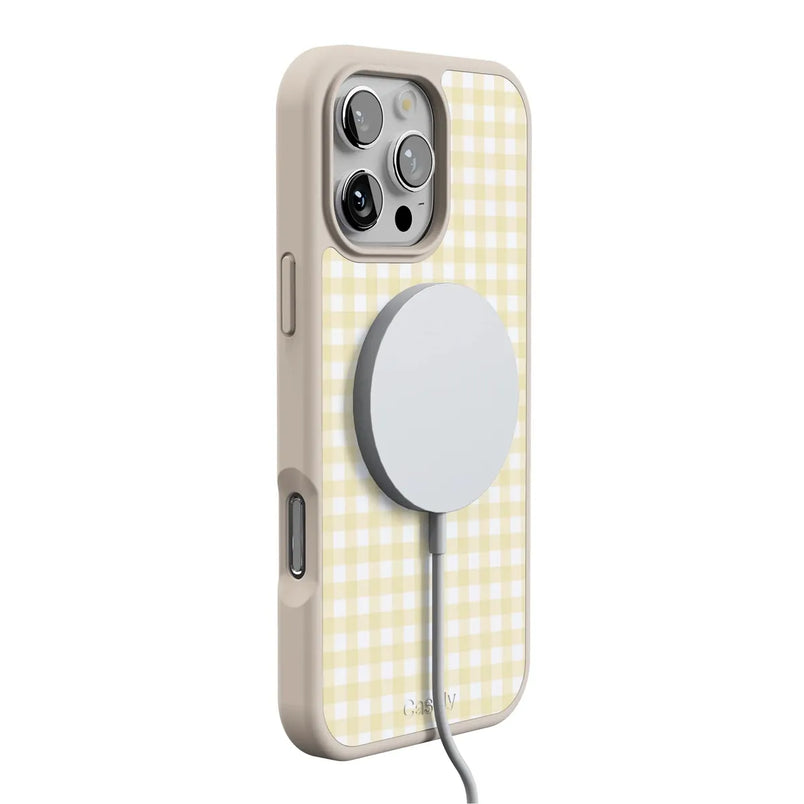 Pastel Picnic | Yellow Gingham Case
