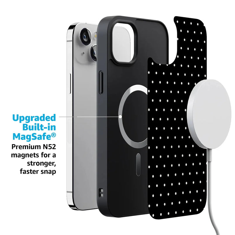 On the Dot | Black Polka Dot Case