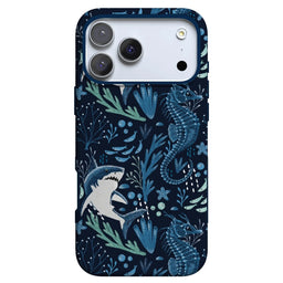 Midnight Reef | Shark Print Case