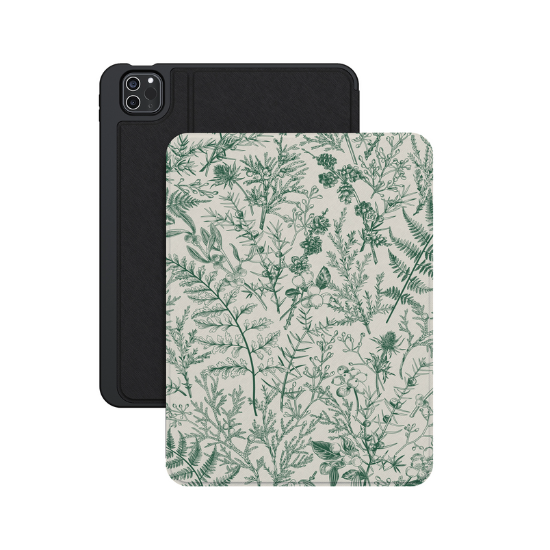 Sage Garden | Green Floral iPad Case