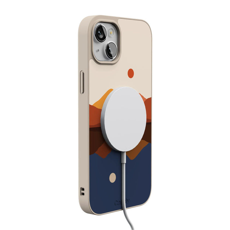 Opposites Attract | Day & Night Colorblock Mountains Case