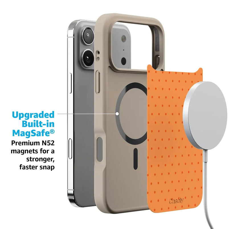 On the Dot | Orange Polka Dot Case