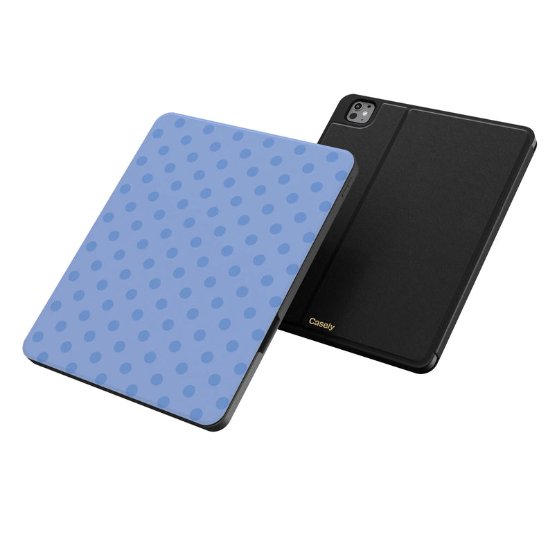 Spotted in SoHo | Periwinkle Polka Dot iPad Case