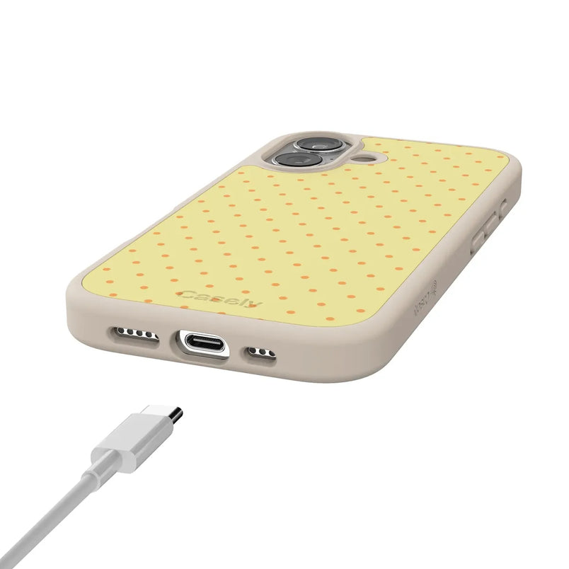 On the Dot | Yellow Polka Dot Case