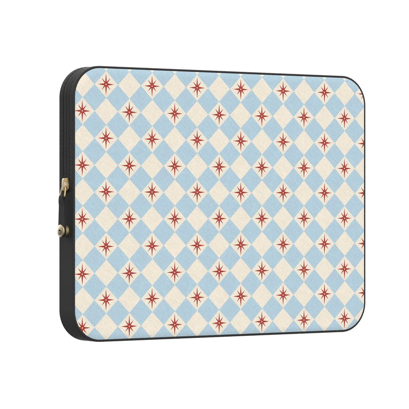 Chelsea Checker | Starlight Tiles Laptop Case
