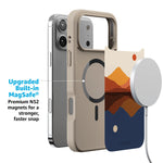 Opposites Attract | Day & Night Colorblock Mountains Case