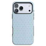 On the Dot | Blue Monochrome Polka Dot Case - iPhone 17 Pro