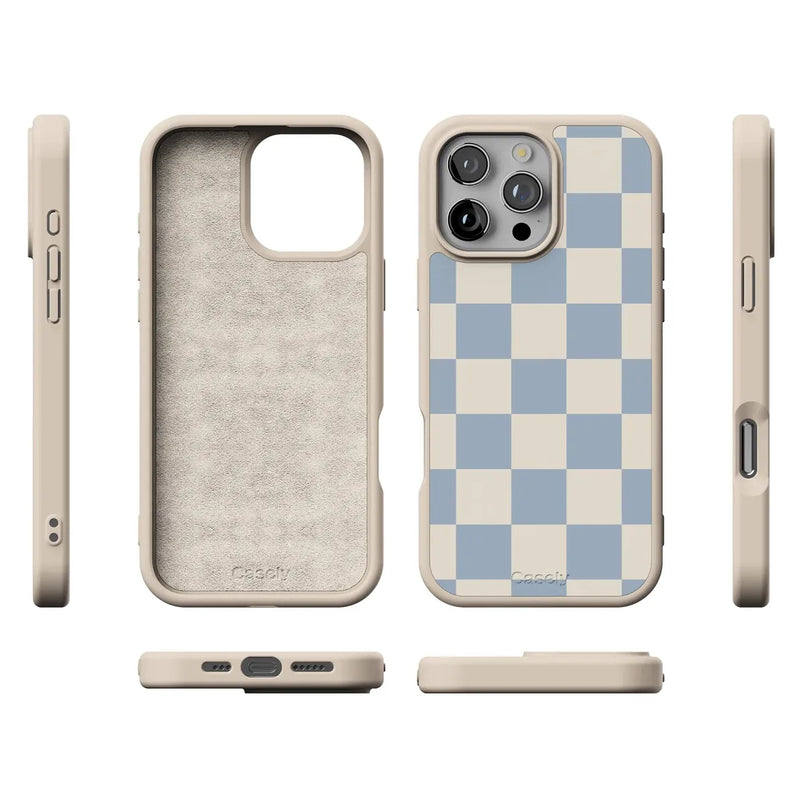 Fit Check | Light Blue Checkerboard Case